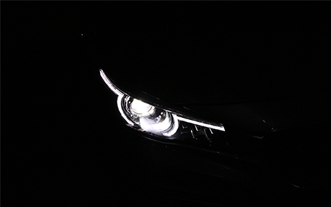 改裝案例-名爵6車燈改裝升級(jí)LED雙光透鏡