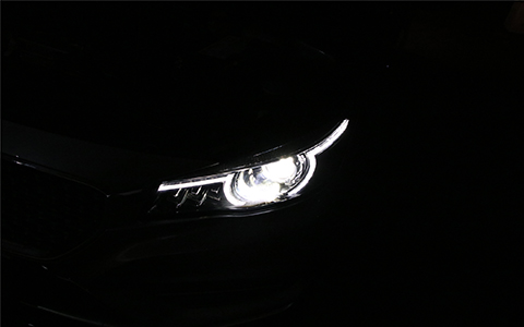 改裝案例-名爵6車燈改裝升級(jí)LED雙光透鏡